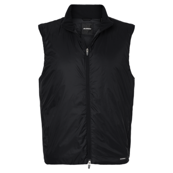 Jaanuu Men's Phantom Insulated Vest, Black, Front view