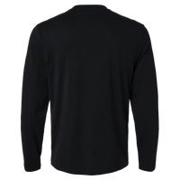 Jaanuu Men's RegenX Cotton Underscrub Long Sleeve T-Shirt, Black, Back view