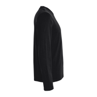 Jaanuu Men's RegenX Cotton Underscrub Long Sleeve T-Shirt, Black, Right Sleeve view
