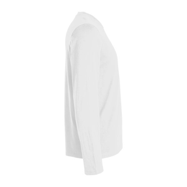Jaanuu Men's RegenX Cotton Underscrub Long Sleeve T-Shirt, White, Right Sleeve view