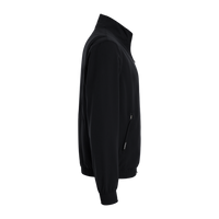 Jaanuu Men's Wolfe Everyday Full-Zip 6-Pocket Scrub Jacket, Black, Right Sleeve view