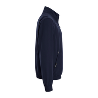 Jaanuu Men's Wolfe Everyday Full-Zip 6-Pocket Scrub Jacket, Midnight Navy, Right Sleeve view