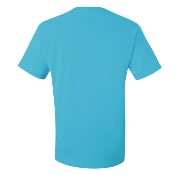 Jerzees Dri-Power® 50/50 T-Shirt, Aquatic Blue, Back view