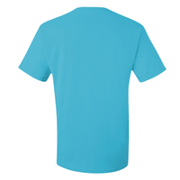 Jerzees Dri-Power® 50/50 T-Shirt, Aquatic Blue, Back view