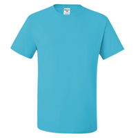 Jerzees Dri-Power® 50/50 T-Shirt, Aquatic Blue, Front view