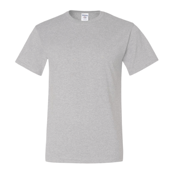 Jerzees Dri-Power® 50/50 T-Shirt, Ash, Front view