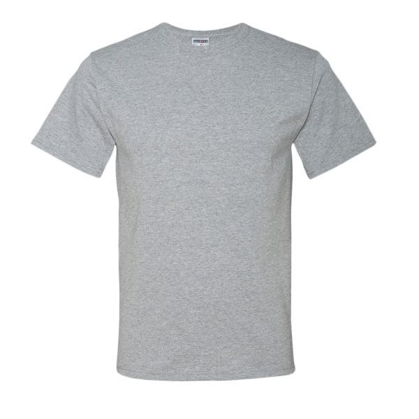 Jerzees Dri-Power® 50/50 T-Shirt, Athletic Heather, Front view