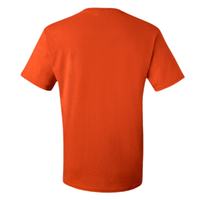 Jerzees Dri-Power® 50/50 T-Shirt, Burnt Orange, Back view
