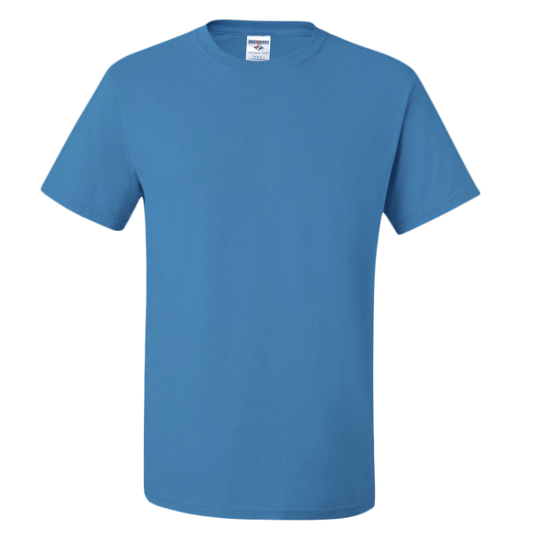 Jerzees Dri-Power® 50/50 T-Shirt, California Blue, Front view