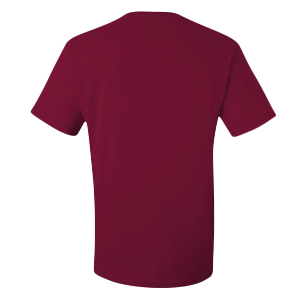 Jerzees Dri-Power® 50/50 T-Shirt, Cardinal, Back view