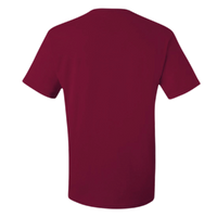 Jerzees Dri-Power® 50/50 T-Shirt, Cardinal, Back view
