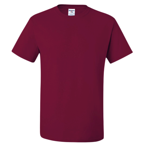 Jerzees Dri-Power® 50/50 T-Shirt, Cardinal, Front view