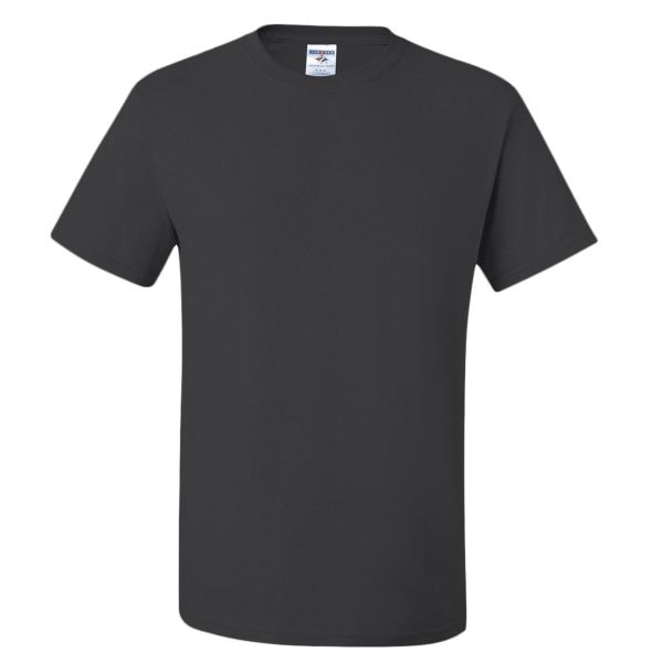 Jerzees Dri-Power® 50/50 T-Shirt, Charcoal Grey, Front view