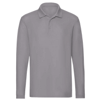 Jerzees Men's Dri-Power® Long Sleeve Polo, Oxford, Front view