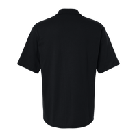 Jerzees Men's Dri-Power® Polo with Pocket, Black, Back view