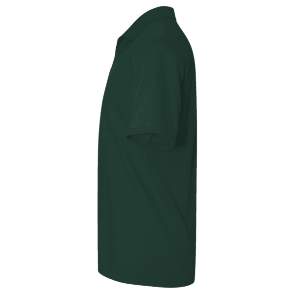 Jerzees Men's Dri-Power® Polo with Pocket, Forest Green, Left Sleeve view