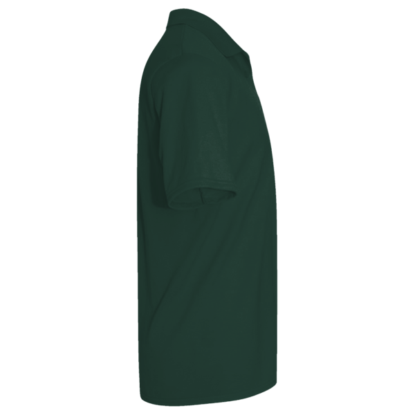 Jerzees Men's Dri-Power® Polo with Pocket, Forest Green, Right Sleeve view