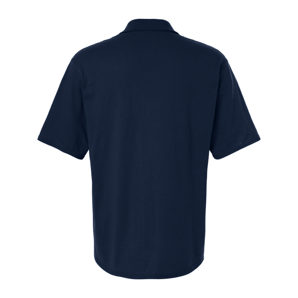 Jerzees Men's Dri-Power® Polo with Pocket, J. Navy, Back view