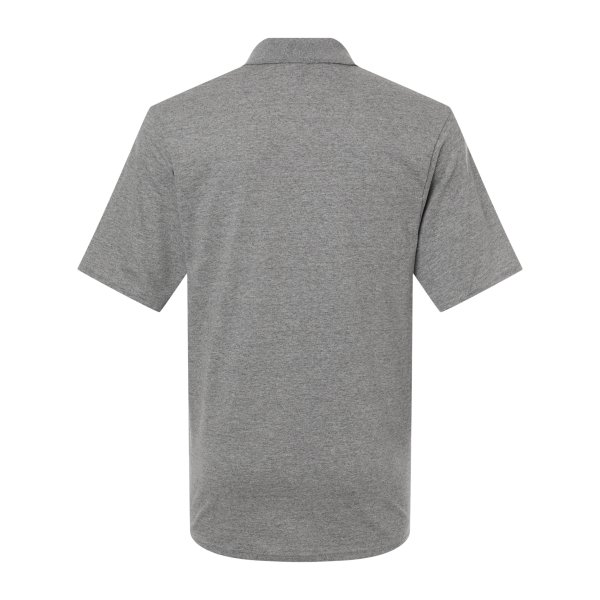 Jerzees Men's Dri-Power® Polo with Pocket, Oxford, Back view