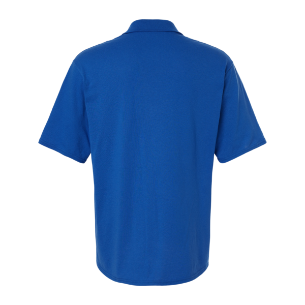 Jerzees Men's Dri-Power® Polo with Pocket, Royal, Back view