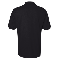 Jerzees Men's SpotShield® 50/50 Polo, Black, Back view