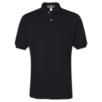 Jerzees Men's SpotShield® 50/50 Polo, Black, Front view