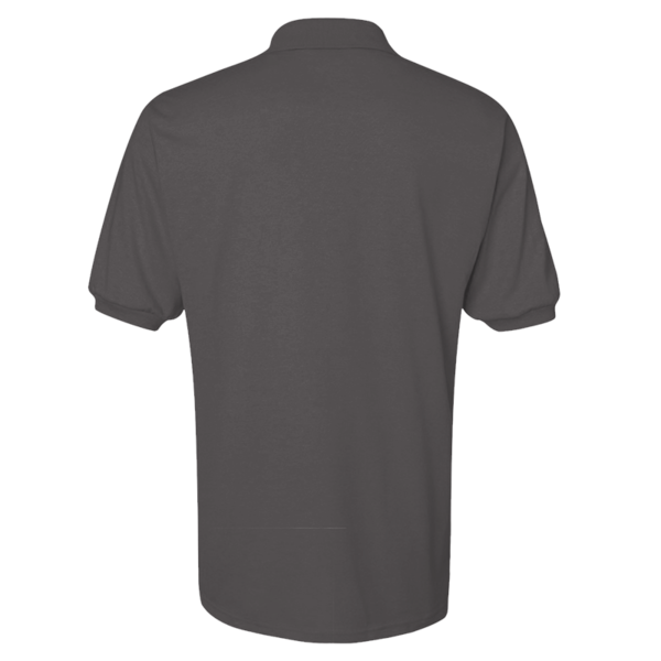 Jerzees Men's SpotShield® 50/50 Polo, Charcoal Grey, Back view