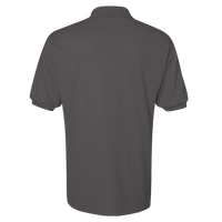 Jerzees Men's SpotShield® 50/50 Polo, Charcoal Grey, Back view