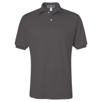 Jerzees Men's SpotShield® 50/50 Polo, Charcoal Grey, Front view