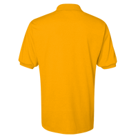 Jerzees Men's SpotShield® 50/50 Polo, Gold, Back view