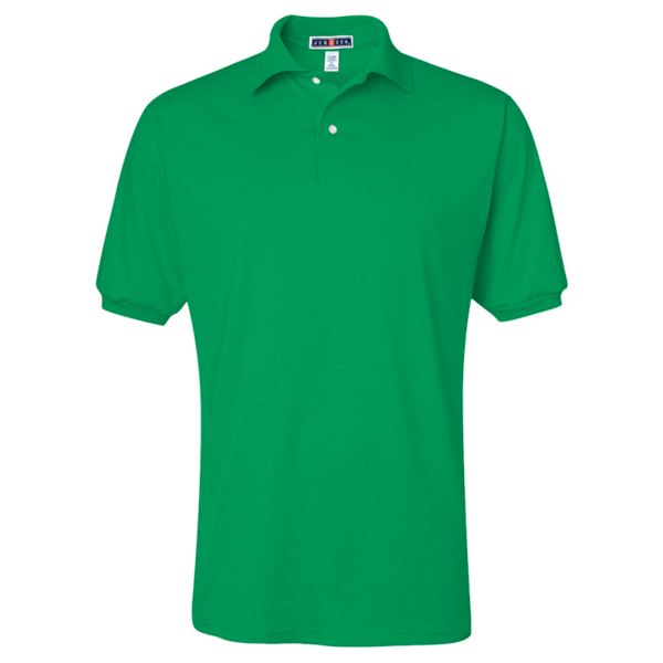 Jerzees Men's SpotShield® 50/50 Polo, Kelly, Front view