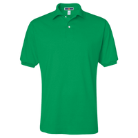 Jerzees Men's SpotShield® 50/50 Polo, Kelly, Front view