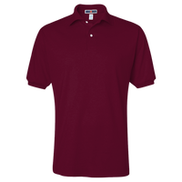 Jerzees Men's SpotShield® 50/50 Polo, Maroon, Front view