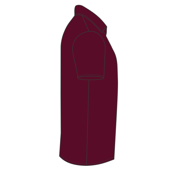 Jerzees Men's SpotShield® 50/50 Polo, Maroon, Right Side view