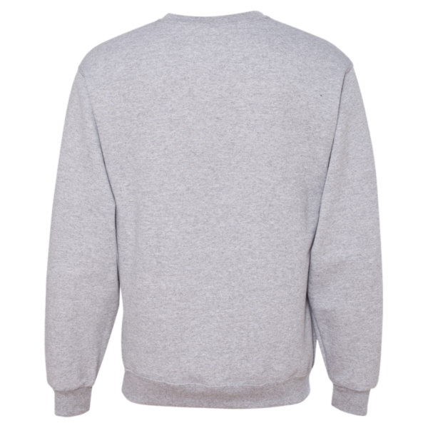 Jerzees NuBlend® Crewneck Sweatshirt, Athletic Heather, Back view