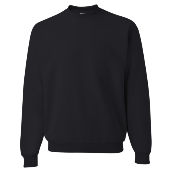 Jerzees NuBlend® Crewneck Sweatshirt, Black, Front view