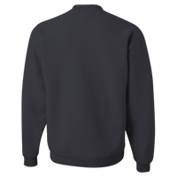 Jerzees NuBlend® Crewneck Sweatshirt, Black Heather, Back view