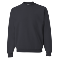 Jerzees NuBlend® Crewneck Sweatshirt, Black Heather, Front view