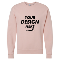 Jerzees NuBlend® Crewneck Sweatshirt, Blush Pink, Front view, Mockup