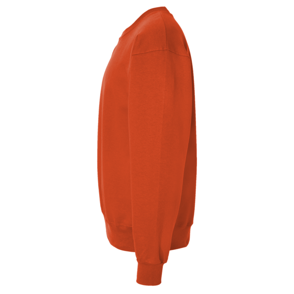 Jerzees NuBlend® Crewneck Sweatshirt, Burnt Orange, Left Sleeve view