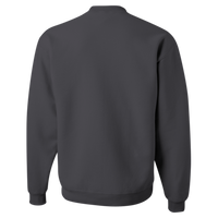 Jerzees NuBlend® Crewneck Sweatshirt, Charcoal Grey, Back view