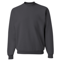 Jerzees NuBlend® Crewneck Sweatshirt, Charcoal Grey, Front view