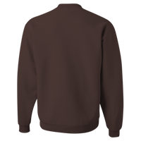 Jerzees NuBlend® Crewneck Sweatshirt, Chocolate, Back view