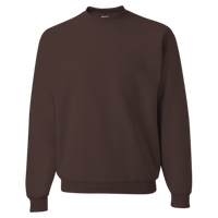 Jerzees NuBlend® Crewneck Sweatshirt, Chocolate, Front view