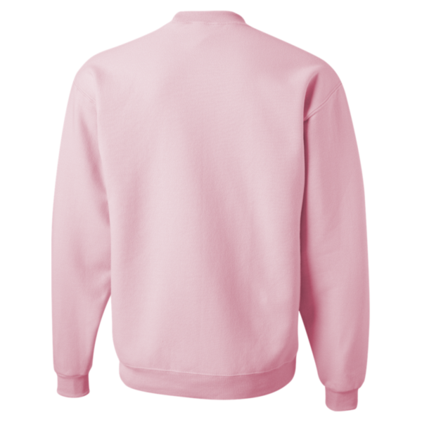 Jerzees NuBlend® Crewneck Sweatshirt, Classic Pink, Back view
