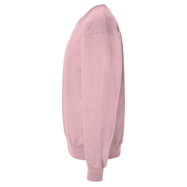 Jerzees NuBlend® Crewneck Sweatshirt, Classic Pink, Left Sleeve view