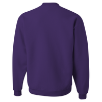 Jerzees NuBlend® Crewneck Sweatshirt, Deep Purple, Back view