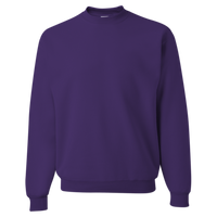 Jerzees NuBlend® Crewneck Sweatshirt, Deep Purple, Front view