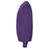Jerzees NuBlend® Crewneck Sweatshirt, Deep Purple, Left Sleeve view