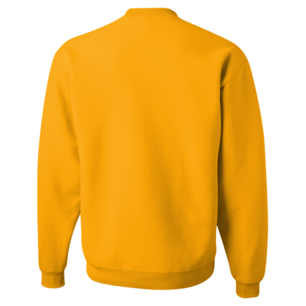 Jerzees NuBlend® Crewneck Sweatshirt, Gold, Back view